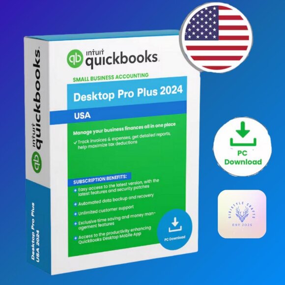 Quickbooks Desktop Pro 2024 – Genuine License Key🔑 - Picture 1 of 2